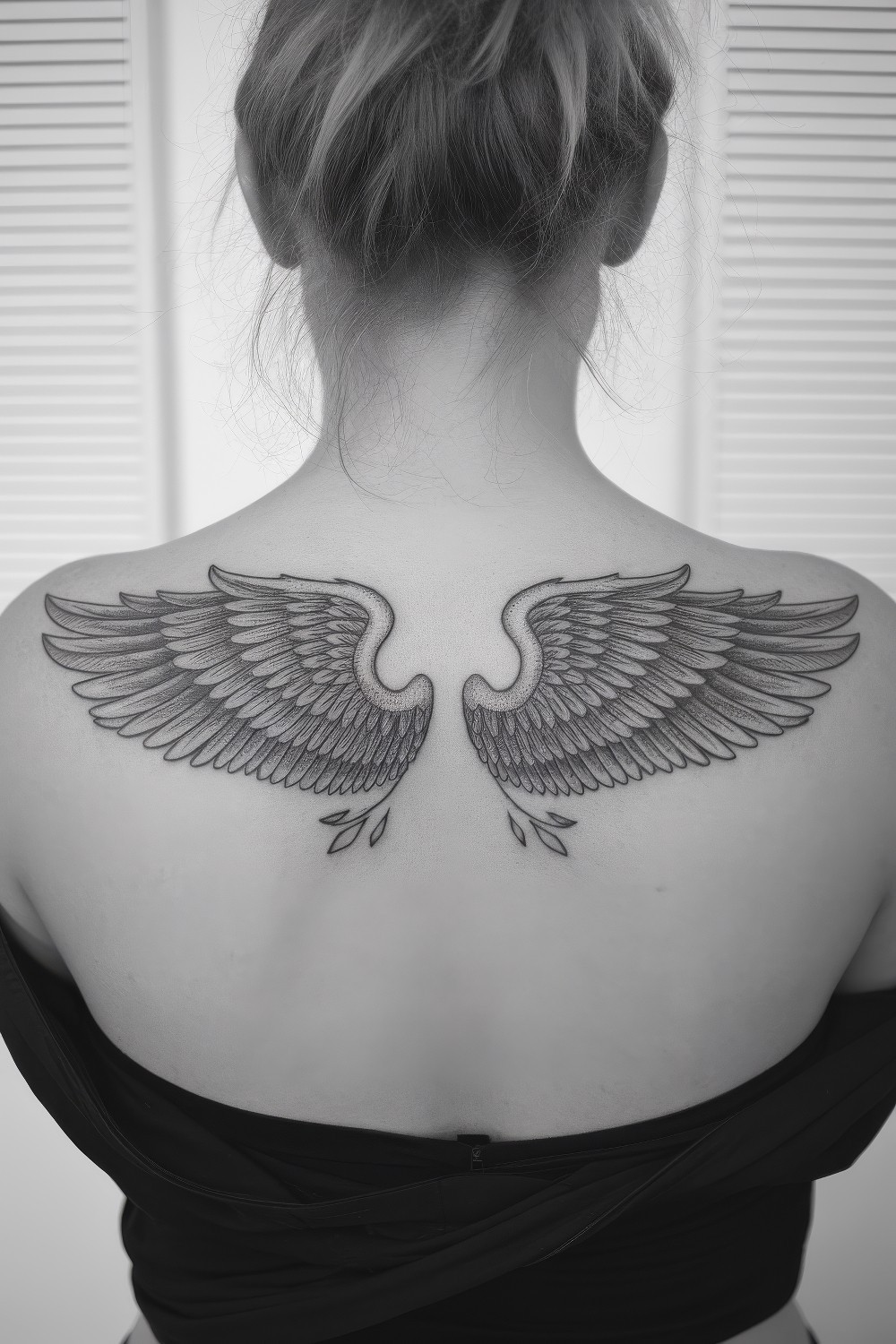 48 Stunning Angel Wing Tattoo Design Ideas