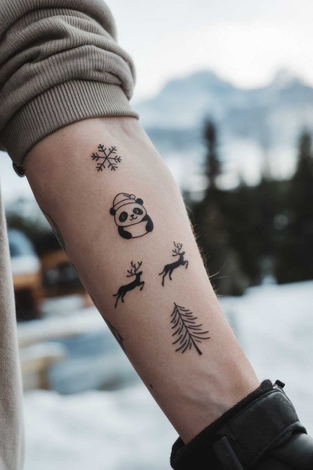 30 Festive Christmas Tattoo Design Ideas to Celebrate the Season