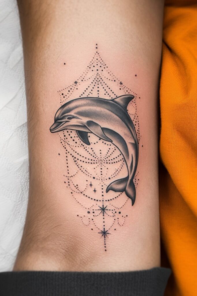 28 Stunning Dolphin Tattoo Design Ideas to Inspire Your Next Ink – Skin ...