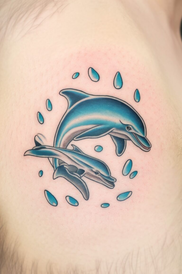 28 Stunning Dolphin Tattoo Design Ideas to Inspire Your Next Ink – Skin ...