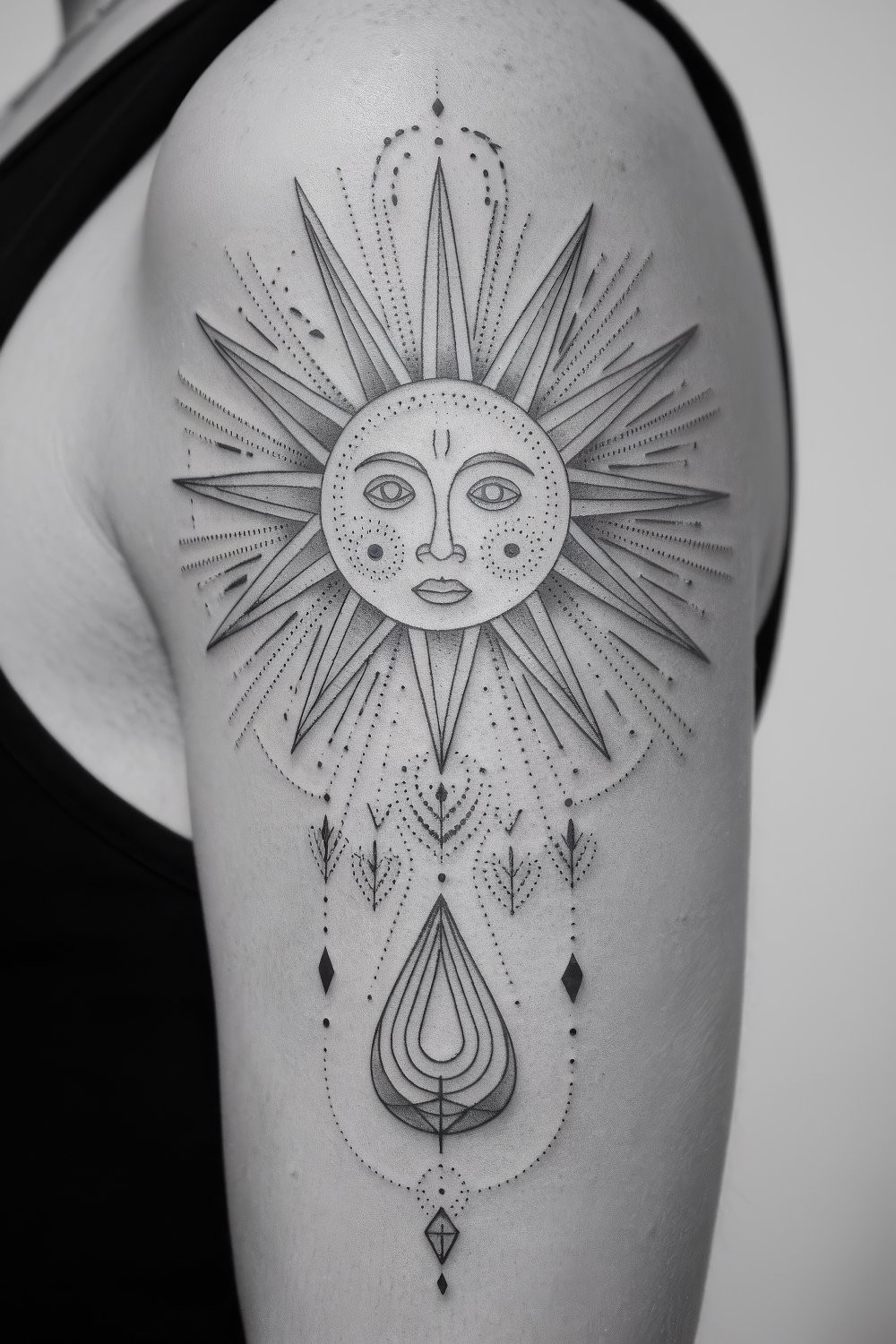 18 Stunning Sun Tattoo Design Ideas to Brighten Your Ink Collection