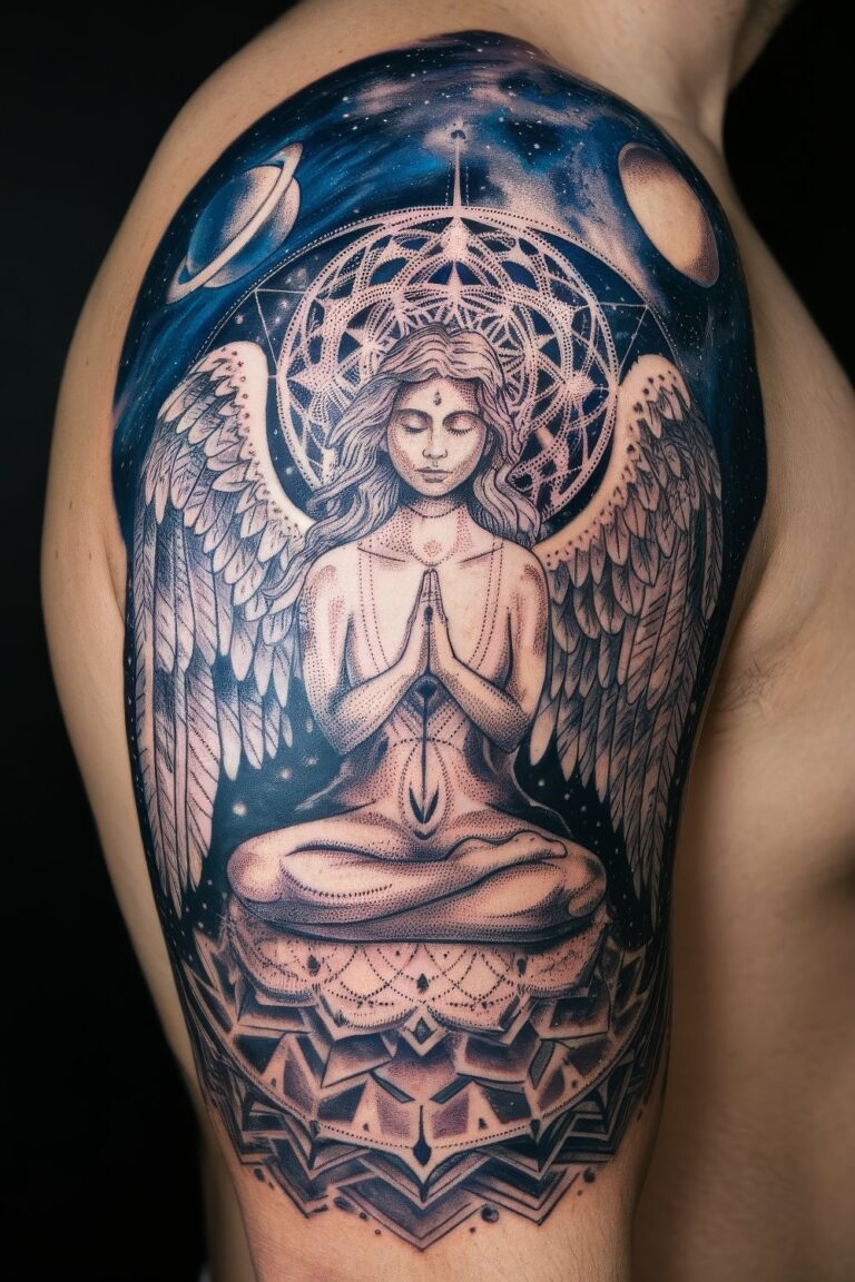 18 Captivating Demon Angel Tattoo Design Ideas – Skin And Needle